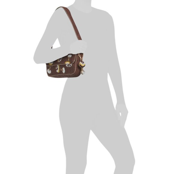 MADE IN INDIA Brown Cocktail Beaded Bag - Picture 2 of 2